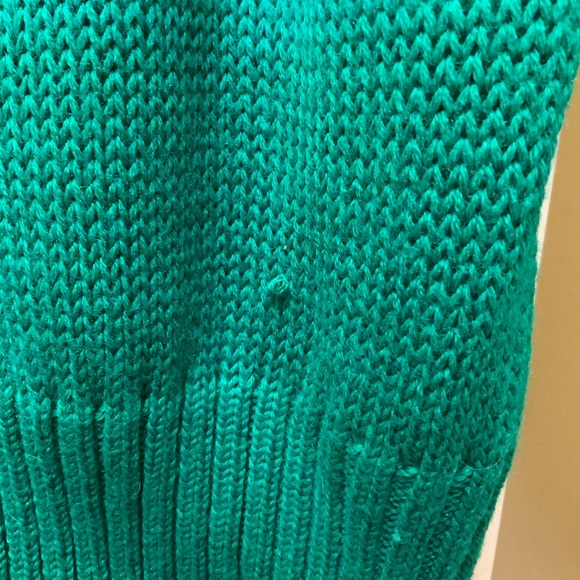 80s Vanna White Original Size Medium  Sweater Beaded Wool Blend Shoulder Pads - Picture 4 of 7